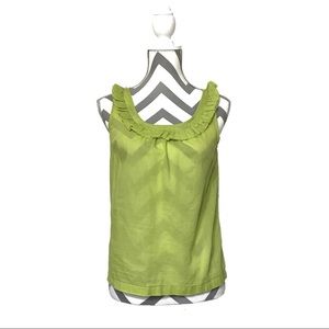 Ann Taylor Loft Tank w/Ruffle-GUC-Sz XSP